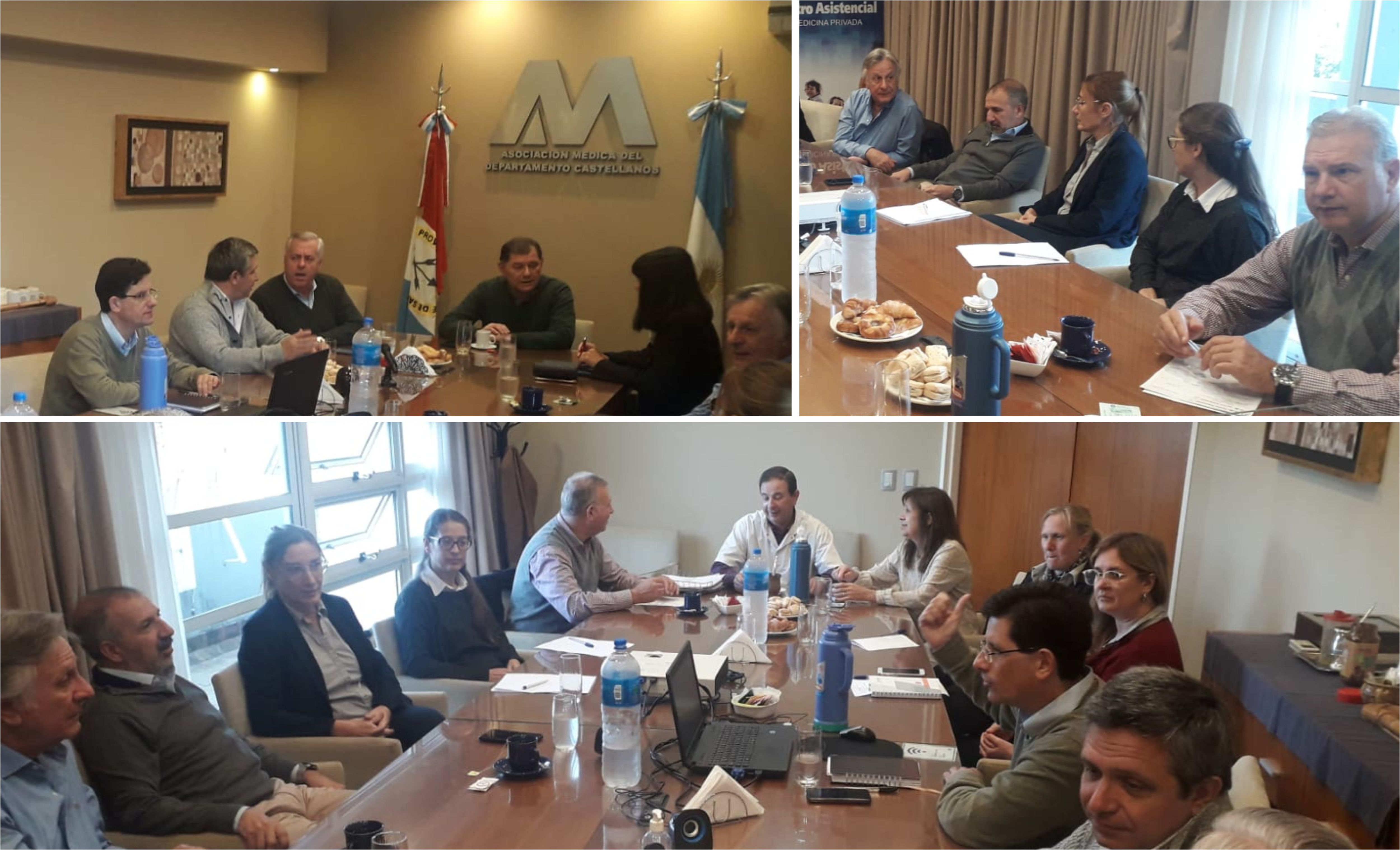 Autoridades de la AsociaciÃ³n MÃ©dica se reunieron en Rafaela con sus pares de OSMEDICA